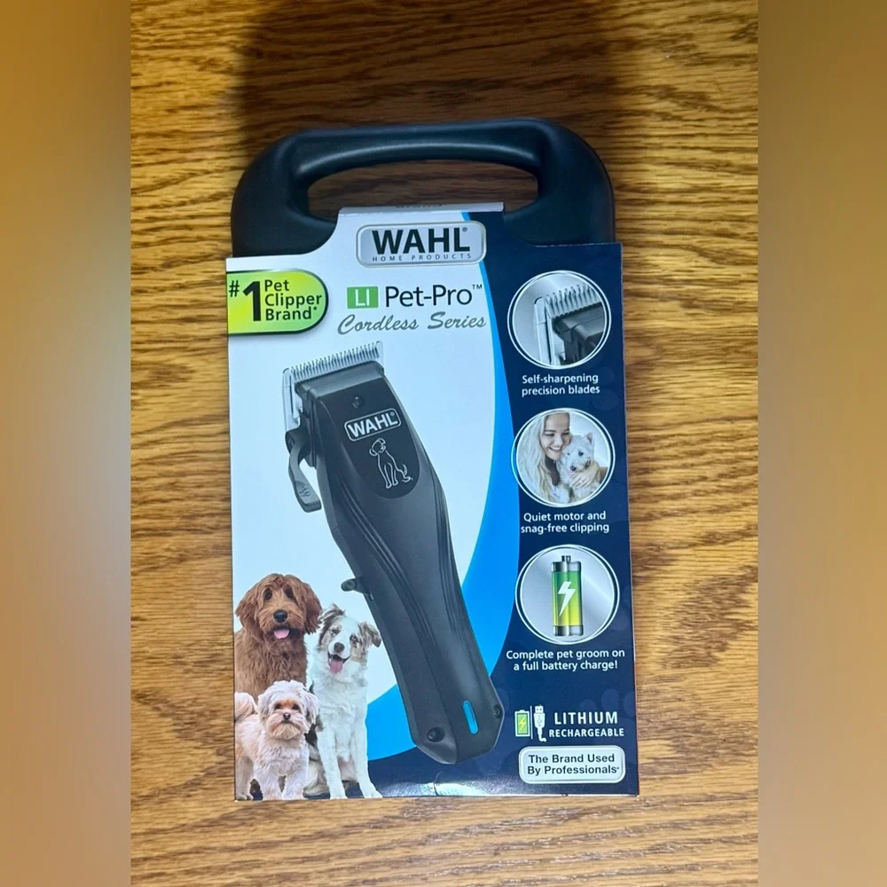 Wahl Pet-Pro Cordless Dog Grooming Clipper - Black